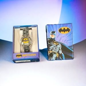 Batman by Accutime Silver/Black Digital Boy's Watch